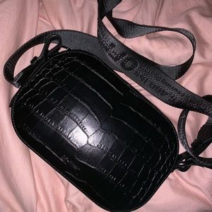 OFF-WHITE CROC SHOULDER BAG